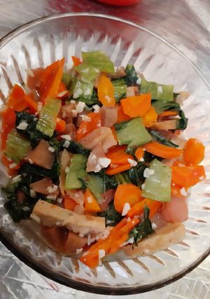 Foto resep Menu Diet 12 Tumis Pokcoy Wortel