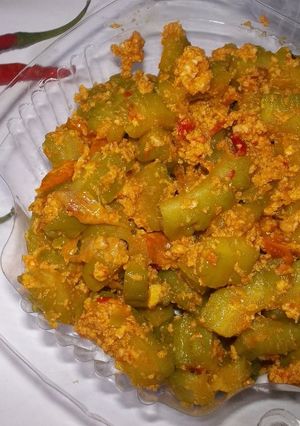 Foto resep Pare Aduk Telur 