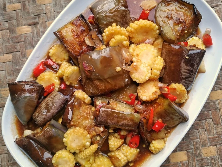 Langkah Mudah untuk Membuat Resep Putren terong saus tiram yang Lezat Sekali Anti Ribet, Sempurna