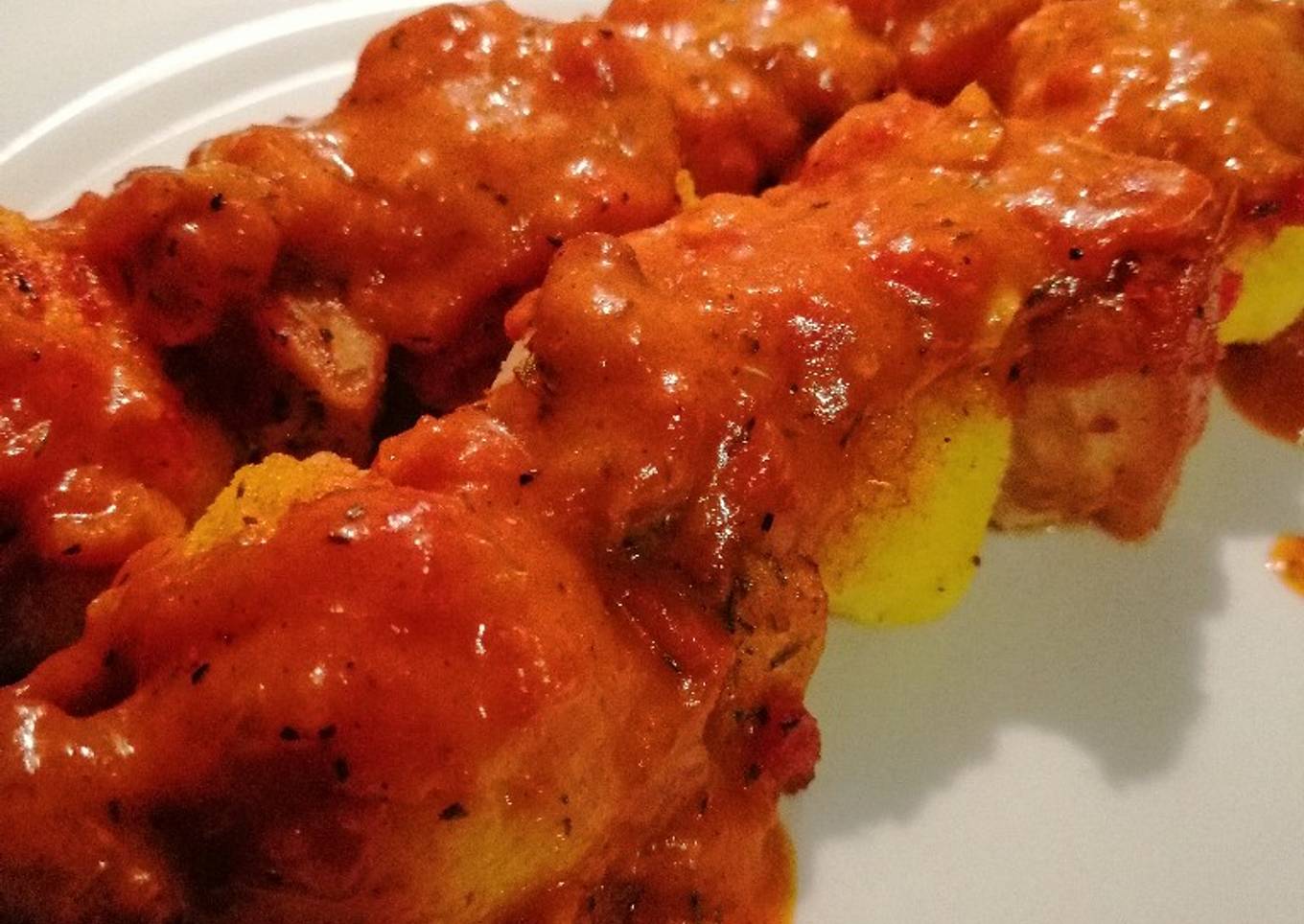 All-in-one supper skewers