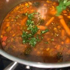 A picture of Mixed vegetables curry.