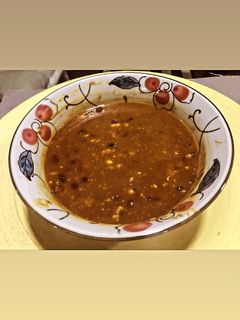 Una foto de Sopa de poroto con queso - kumanda peky kesu