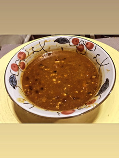 Una foto de Sopa de poroto con queso - kumanda peky kesu