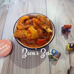 A picture of Mutton Jalfrezi.