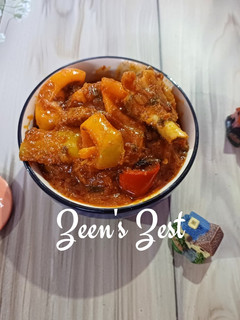 A picture of Mutton Jalfrezi.