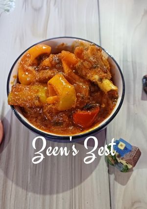 A picture of Mutton Jalfrezi.