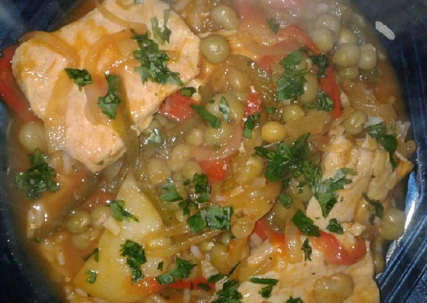 Pollo a la portuguesa