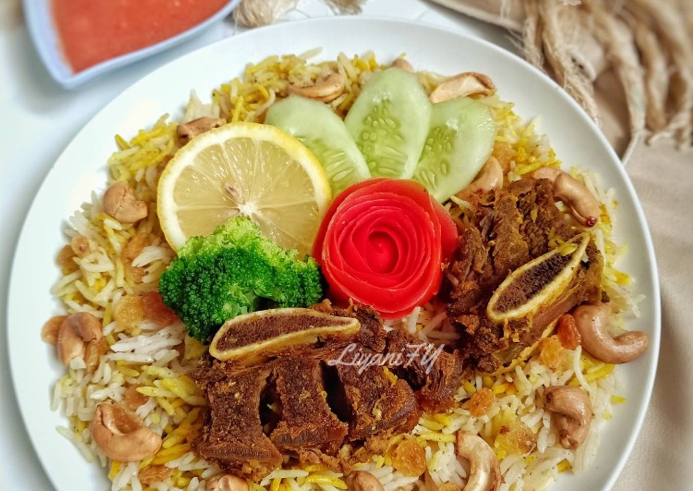 Nasi Mandhi Iga Sapi