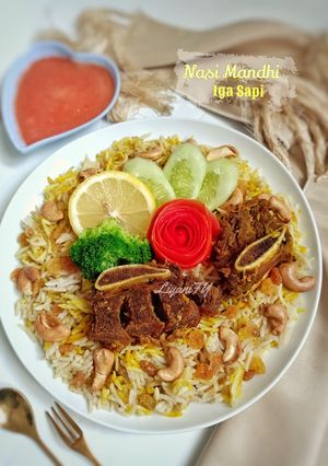 Foto resep Nasi Mandhi Iga Sapi