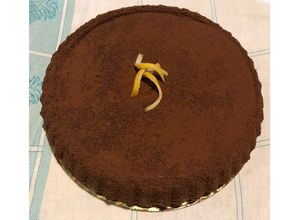 Foto di Crostata morbida al cacao con crema chantilly🥧🍫