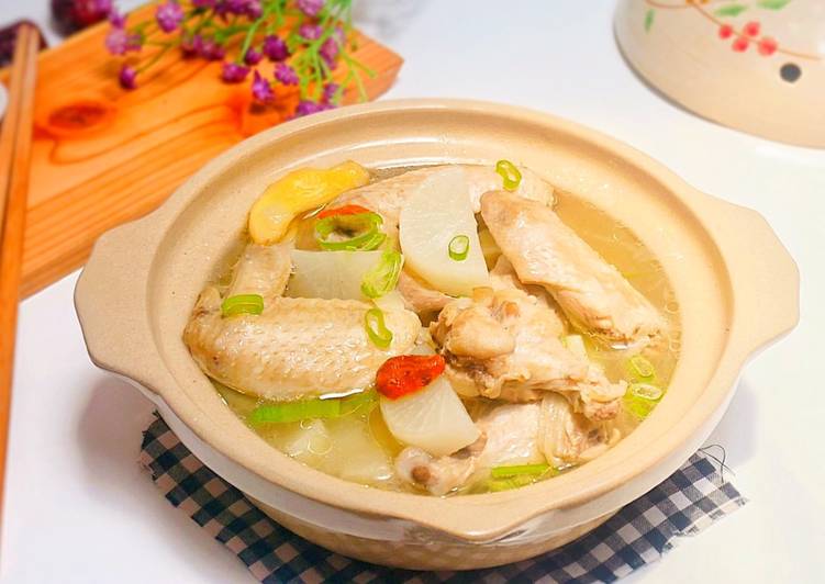 Resep Sup Lobak Dan Sayap Ayam yang Enak