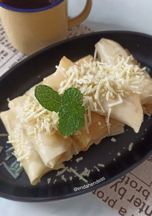 Foto resep Lumpia Goreng Isi Pisang Keju ✅