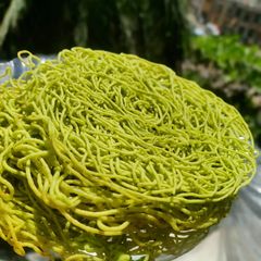 A picture of Chatpati Pudina Sev/Mint Sev.