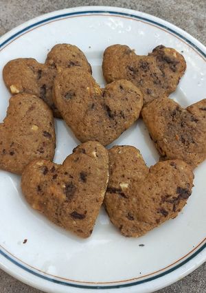 Una foto de Galletitas con chips de chocolate del amor