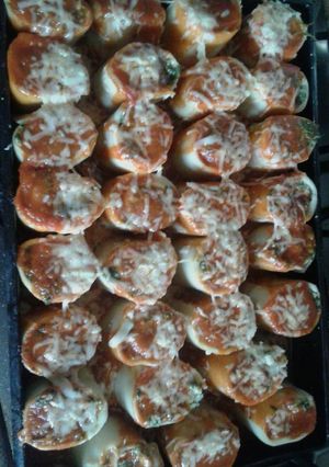 Una foto de Fideos rellenos de la tía
