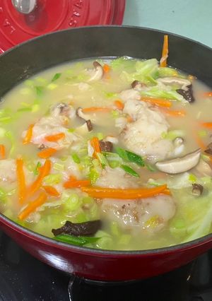 鹹年糕湯 的食譜成品照片