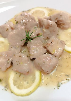 Foto di Bocconcini di tacchino cremosi