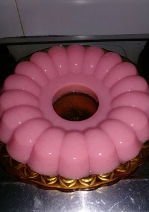 Foto resep Puding susu strowbery