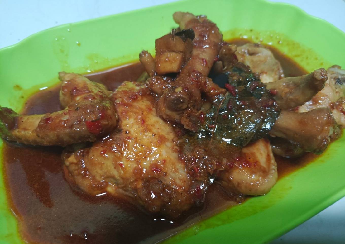 Sayap Ayam + Ceker Kecap Pedas