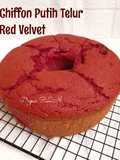 Chiffon Red Velvet Putih Telur Keto