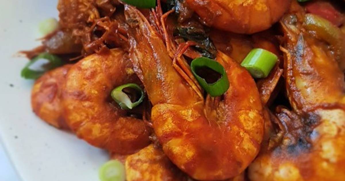 Dry Prawn Curry Recipe by Pinkblanket's Kitchen Cookpad