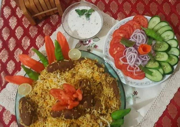 Seekh kbab biryani