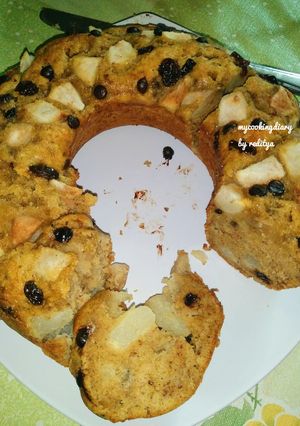 Foto resep Banana Cake, moist & no mixer