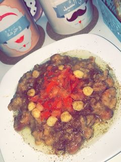 صورة لوصفة فول بالطريقة اللبنانية