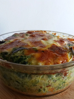 Una foto de Budín de verduras mixtas