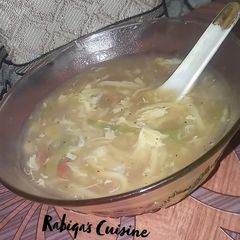 A picture of Hot & Sour Soup With Noodles.