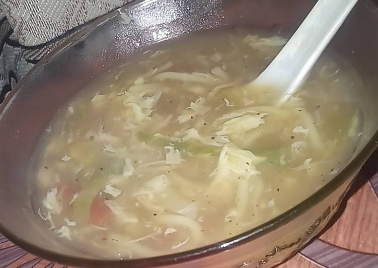 Hot &amp; Sour Soup With Noodles
