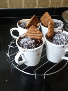 A picture of Chocolate mug cake.