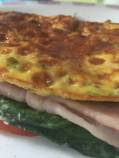 Una foto de Omelette completo