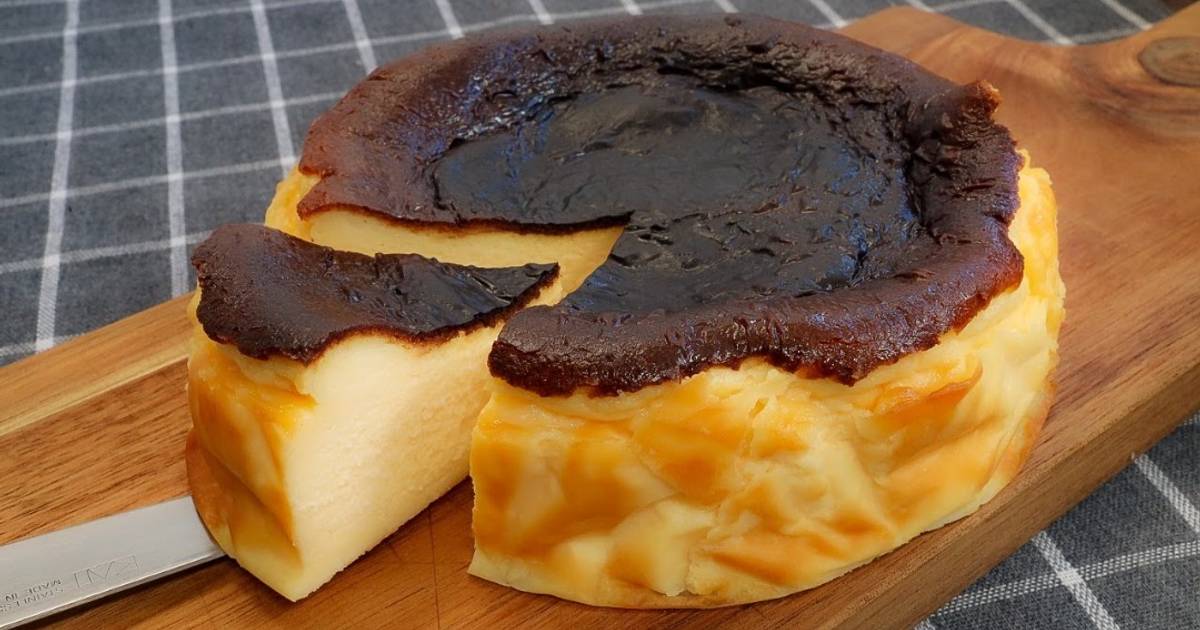 Durian burnt cheesecake recipe