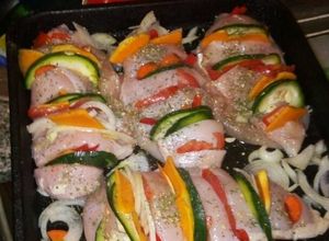 Una foto de Pechuguitas rellenas 😋 👌