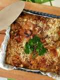 Eggplant Gateau with Buffalo Mozzarella, Air Fryer Method