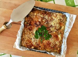 Foto di Gateau di melanzana con mozzarella di bufala, cottura airfryer