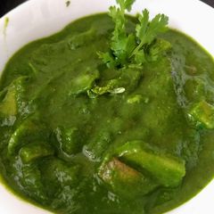 Aloo palak A picture of Aloo palak.
