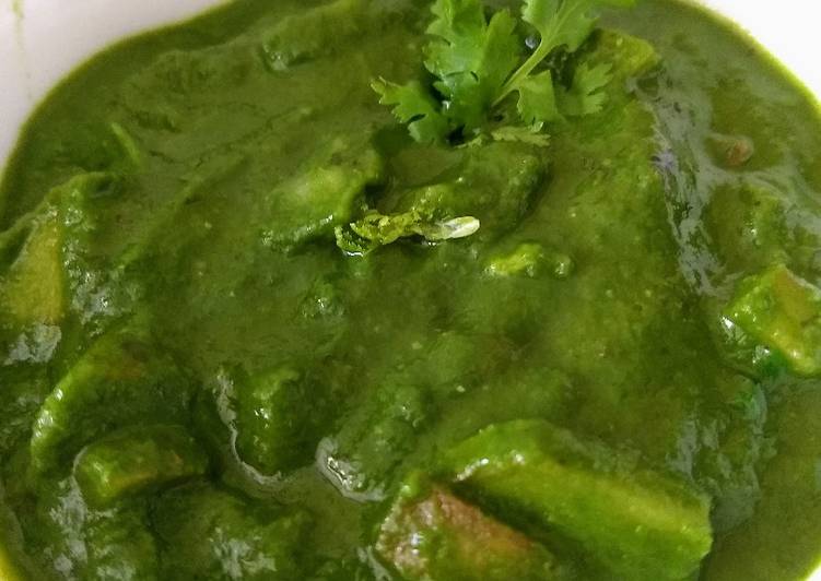 Steps to Make Ultimate Aloo palak