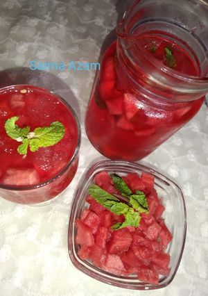 A picture of Tarboz ka sherbat🍷تربوز کا شربت🍷.