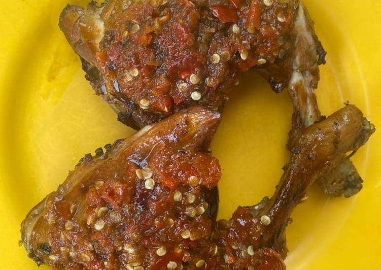 Resep Ayam bakar sambel terasi yang Menggugah Selera