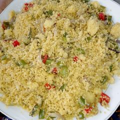 A picture of Fried cous-cous.