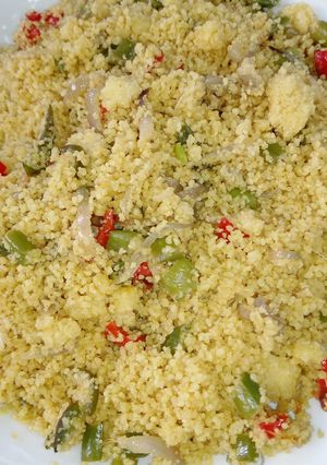 A picture of Fried cous-cous.