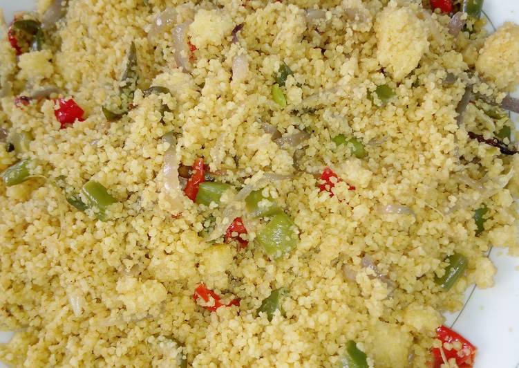 Steps to Prepare Homemade Fried cous-cous