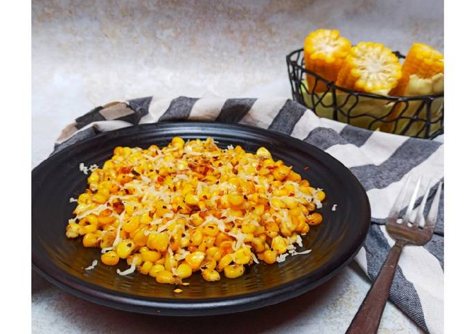 Italian style corn chaat Recipe