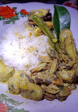 Foto resep Santan kerang kupas