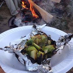A picture of Roasted Brussel Sprouts.