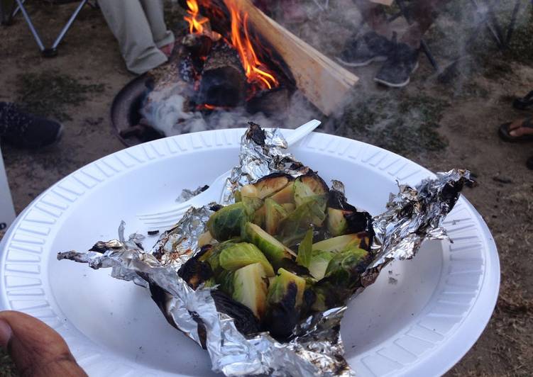 Steps to Prepare Quick Roasted Brussel Sprouts