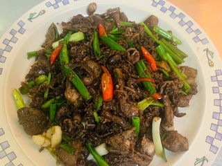 蔥爆虱目魚腸