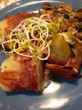 Endivias con Jamón crudo y queso